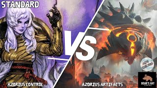 Azorius Control VS Azorius Artifacts MTG Standard [upl. by Atteragram304]