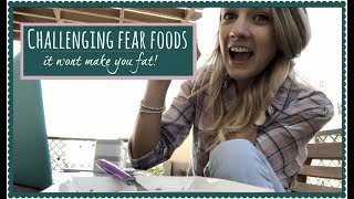 MY ANOREXIA RECOVERY  Challenging fear foods [upl. by Minnnie]