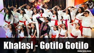 Khalasi Dance Garba  Gotilo  Jhankar Garba Classes  7984822599  Vishal  Aditya Gadhvi x Achint [upl. by Balthasar]