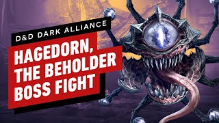 Dungeons And Dragons Dark Alliance Hagedorn the Beholder Full Boss Fight [upl. by Venu309]