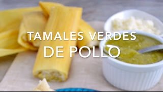 TAMALES VERDES DE POLLO o CERDO  Recetas fáciles Pizca de Sabor [upl. by Alsworth563]