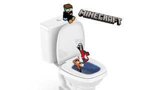 🚽 Presos em um Banheiro Gigante no Minecraft Parkour em trio PT2 mcpebedrock mcpe viralvideo [upl. by Phillis]