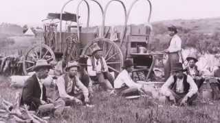 Chisholm Trail cattle drive [upl. by Scharff]