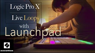 Making Beats with Launchpad in Logic pro X Live Loops [upl. by Melba]