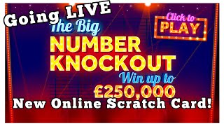 NEW Online Scratch Card The BIG Number Knockout 🔴 LIVE  Bierans Cards [upl. by Ira]