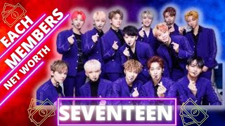 Kpop seventeens net worth  Seventeens net worth  Seventeens each individual net worth [upl. by Aticnemrac525]