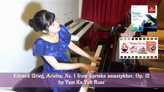 201920 ABRSM Piano Grade 4 B2 Grieg Arietta by Yam Ka Yuk Rose [upl. by Attenor393]