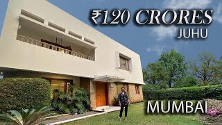 MODERN Bungalow on 1006 sq yard plot in JUHU Jvpd Mumbai [upl. by Enilegna]