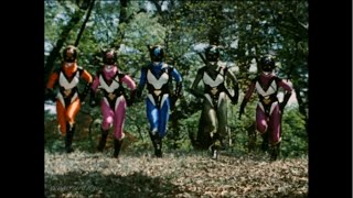 Kakuranger Flowery Kunoichi Team Hanarangers First Henshin [upl. by Jdavie240]