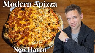 Eating at Modern Apizza New Haven CT Better Pizza than Frank Pepe and Sally’s [upl. by Seaman]