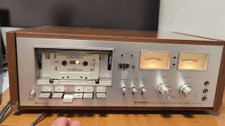 vintage Pioneer CTF7272 Cassette Deck demo [upl. by Yecnahc953]