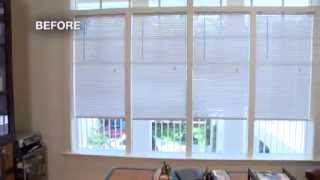 A DIY Window Treatment Makeover [upl. by Narahs]