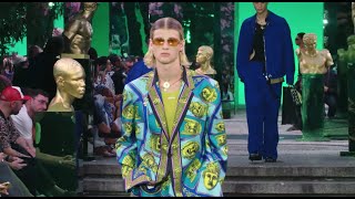 VERSACE Men SS23 Highlights  Milan Fashion Week [upl. by Yartnoed670]