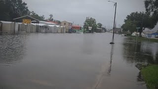 2024 Category 1 Hurricane Debby Strikes Live Oak Florida [upl. by Chappie911]