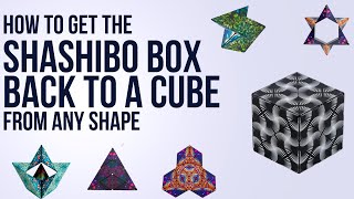 How to get the SHASHIBO CUBE back to a CUBE easily  Sashibo Box Solved [upl. by Nerti]