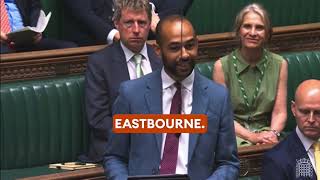 Josh Babarinde MP Eastbourne  Maiden Speech [upl. by Vyner]