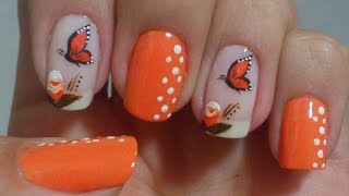 Unhas Decoradas Com Borboletas [upl. by Ziul]