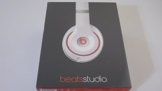 First Look NEW Redesigned Beats Studio v2 in WHITE unboxing [upl. by Kenison286]