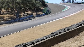 live Laguna Seca corkscrew [upl. by Ainollopa]