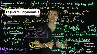 The Laguerre Differential Equation and Laguerre Polynomials [upl. by Styles405]