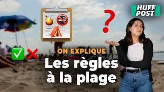 À la plage  ce qui est autorisé et interdit selon la loi [upl. by Biggs]