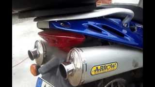 Aprilia Pegaso 650 SOUND ARROW EXHAUST [upl. by Jun131]