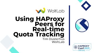 Using HAProxy Peers for Realtime Quota Tracking  Tim Düsterhus [upl. by Simonette]