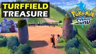 Location of Secret Treasure in Turffield  How to Solve Stone Riddle  Pokemon Sword and Shield [upl. by Yeh]