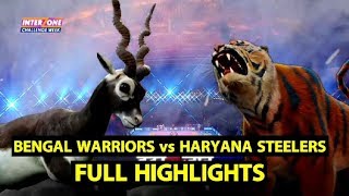 Highlights BENGAL WARRIORS vs HARYANA STEELERS  Sports Tak [upl. by Panta525]