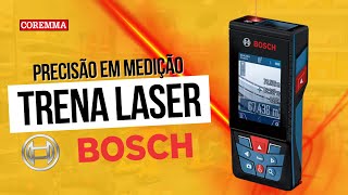 TRENA LASER DIGITAL BOSCH GLM 15027 C medição de volume área quadrada distância e muito mais [upl. by Carrick]