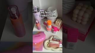 Current beauty favorites 💖 makeupshorts skincare beauty makeup viralmakeup sephorahaul [upl. by Weidner625]