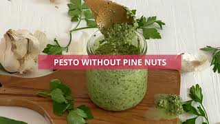 Avocado Basil Pesto Vegan NutFree Very Creamy [upl. by Tonye]