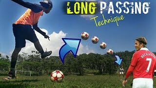 Cara Melakukan Umpan Jarak Jauh  Long Passing Technique [upl. by Alaric960]