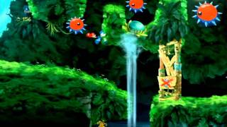 Rayman Origins  Playthrough Part 4  Jibberish Jungle  Go With The Flow ENG [upl. by Tymon]