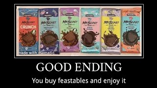 Feastables all endings meme [upl. by Enimisaj704]