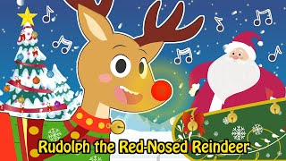 KARAOKE  Rudolph The Red Nosed Reindeer 🦌 Childrens Christmas Songs [upl. by Yeldar997]