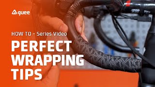 Perfect Bar tape Wrapping Tips  The figure of 8  HOW TO  GUEE [upl. by Htebilil798]