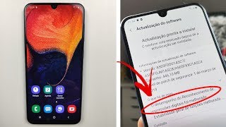 GALAXY A50 Problema na Imp Digital  Atualização SOFTWARE  Melhorou [upl. by Lleznol]