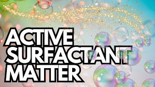 Calculating Active Surfactant Matter [upl. by Friederike]