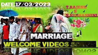 TRAJESH  SSUBHASHINI MARRIAGE WELCOME VIDEOS SONGtraibal sourav videos [upl. by Notrub]