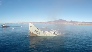 GoPro Awards Sinking a Mexican Navy Warship [upl. by Iduj]