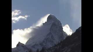 Matterhorn and train ride up to Gornergrat Hotel [upl. by Garek327]