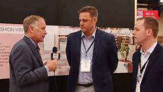 FloorDailynet Nick Brown and Kevin Howell Discuss Beauflor USAs 2019 Product Focus in Sheet Vinyl [upl. by Niveb]