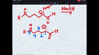 What product would you expect to obtain from aldol cyclization of hexanedial OHCCH2 … [upl. by Sami]