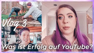 Vlog 3  Wie fühlt sich Erfolg auf YouTube an Garten winterfest machen 🍂 amp Haare färben 👀 [upl. by Ylak199]