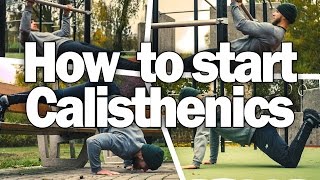 How to Start Calisthenics  Beginner Bodyweight Workout Examples [upl. by Ettennaej]