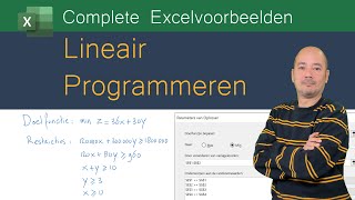 Lineair Programmeren met de oplosser [upl. by Winslow]