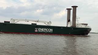 Enercon EShip 1  Flettner Rotorschiff [upl. by Wahkuna]