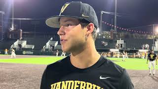 Vanderbilts Colin Barczi on catching the Tennessee Tech doubleheader more [upl. by Walton]