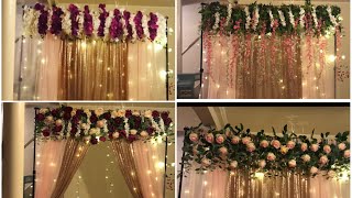 DIY quick and easy backdrop decor [upl. by Akiehsal920]